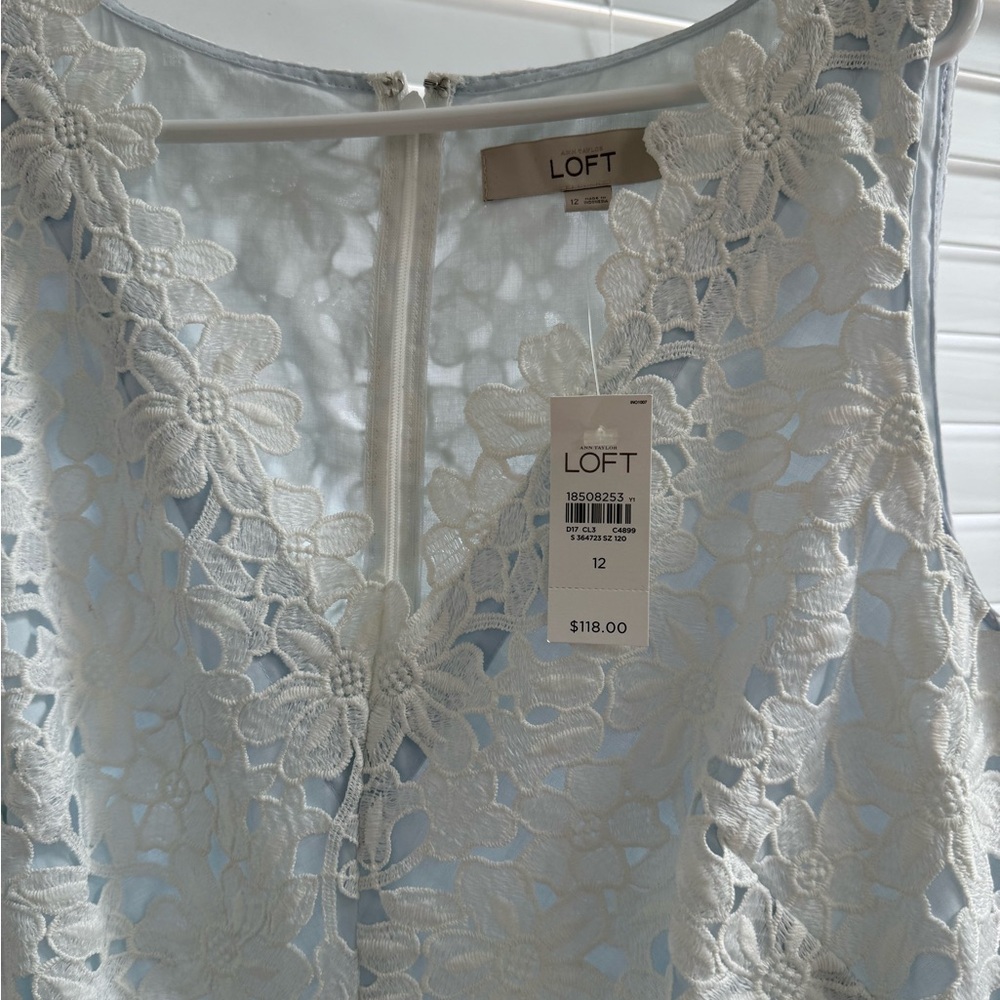 Lace overlay dress